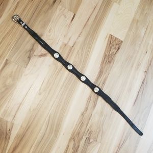 Western style leather belt